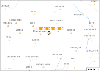 map of Longwangmiao