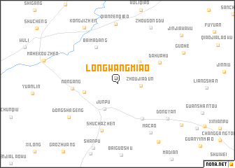 map of Longwangmiao