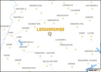 map of Longwangmiao