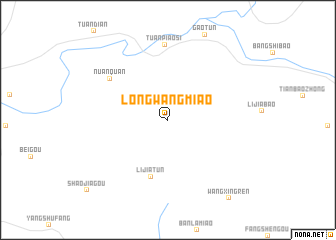 map of Longwangmiao