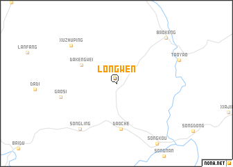 map of Longwen