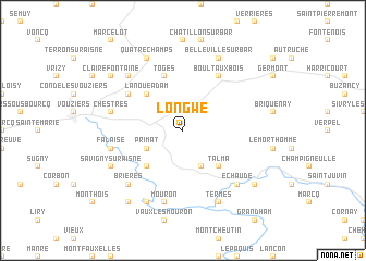 map of Longwé