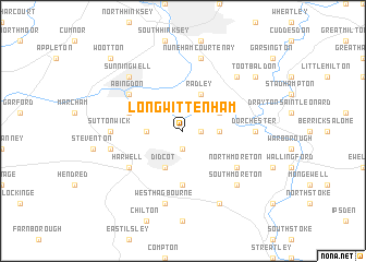 map of Long Wittenham