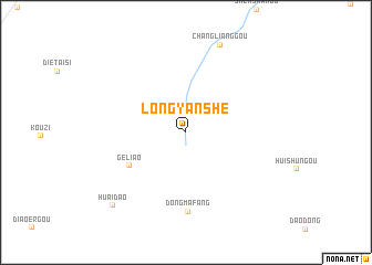 map of Longyanshe