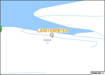 map of Longyearbyen