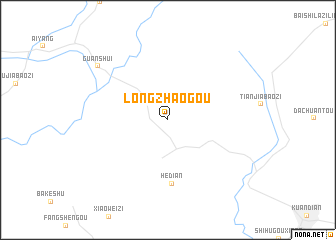 map of Longzhaogou