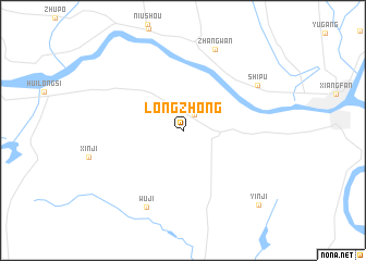 map of Longzhong