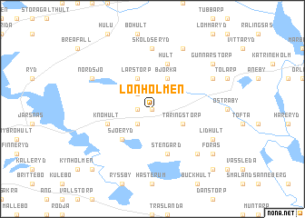 map of Lönholmen