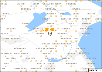 map of Lønholt