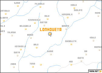 map of Lonhouéya