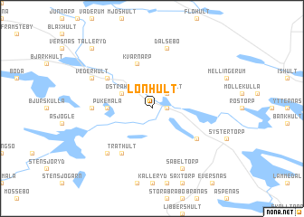 map of Lönhult