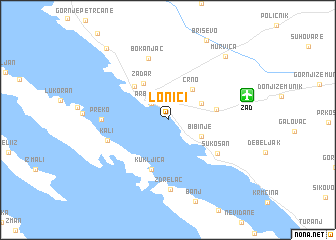 map of Lonići