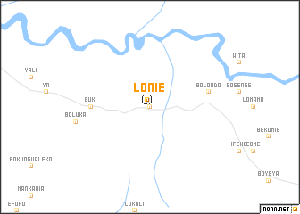 map of Lonie