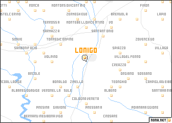 map of Lonigo