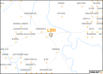 map of Loni