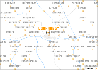 map of Lonkahegy