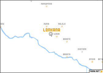 map of Lonkana