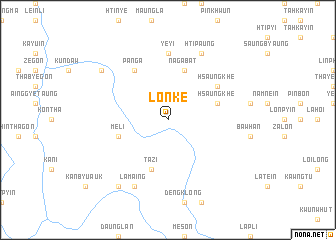 map of Lonke