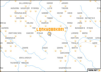 map of Lonkwo Bakari