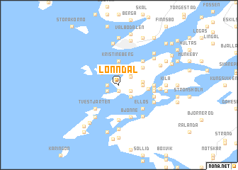 map of Lönndal