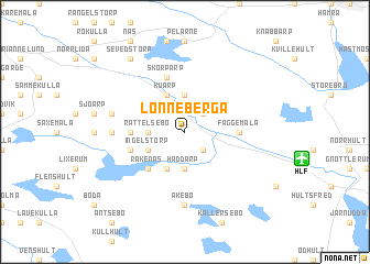 map of Lönneberga