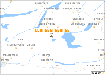 map of Lönnebergshage