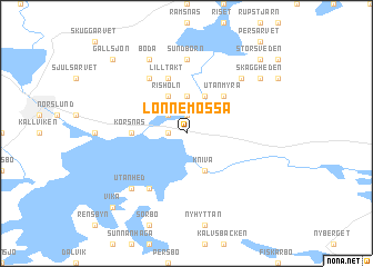 map of Lönnemossa