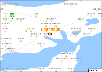 map of Lønnerup