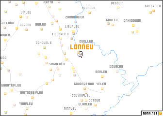 map of Lonneu