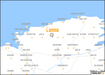 map of Lönnö