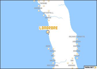map of Lonorore