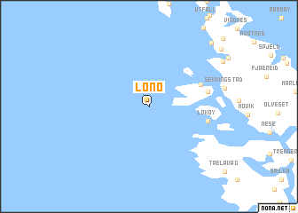 map of Løno