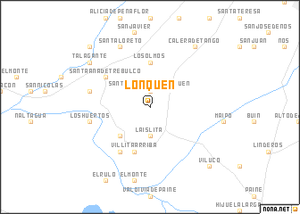 map of Lonquén