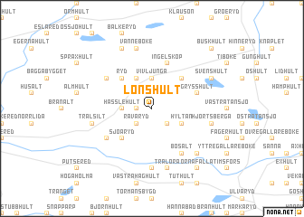 map of Lönshult