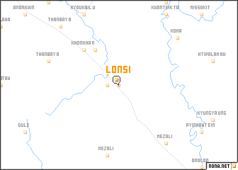 map of Lonsi