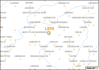 map of Lons