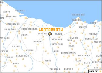 map of Lontar Satu