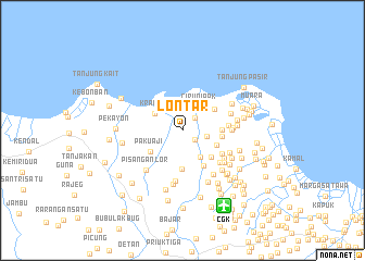 map of Lontar