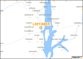 map of Lontia Béri