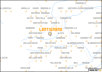 map of Lontignano