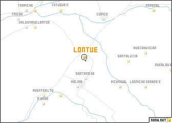 map of Lontué