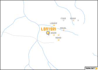 map of Lonyori