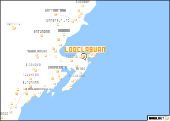 map of Looc Labuan