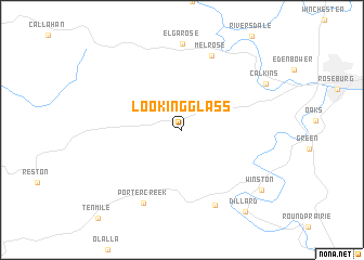 map of Lookingglass