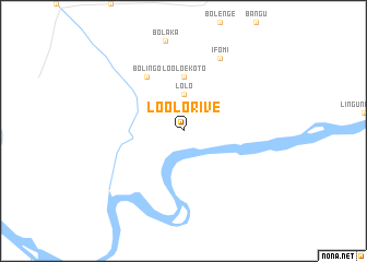 map of Loolo-Rive