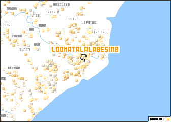 map of Loomatalalabesin B