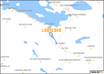 map of Loon Cove
