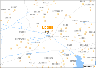 map of Lööne