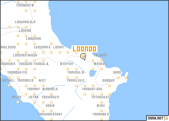 map of Loonoo