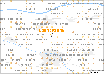 map of Loon op Zand